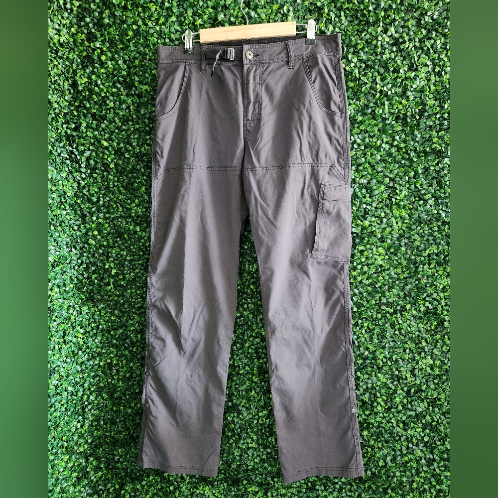 Prana Men's Gray/Drak Hiking Crago Pants Size 34